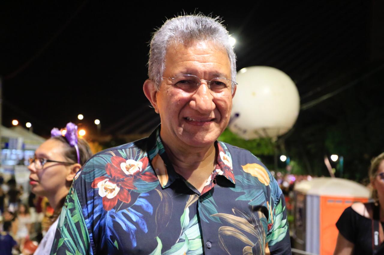 Vice-prefeito Luiz Júnior durante o Corso 2018