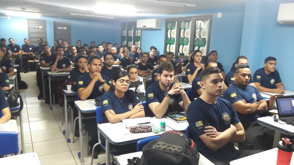 Alunos da turma da tarde