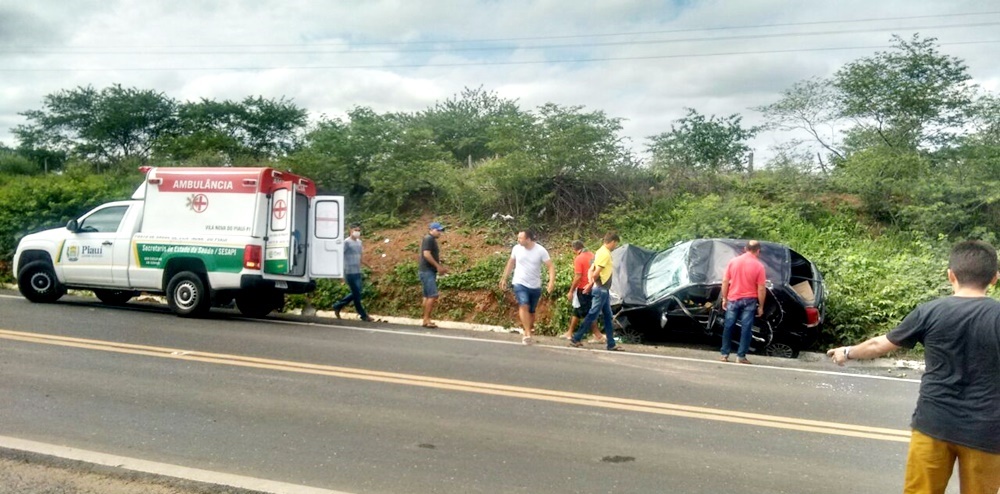 Acidente na BR-316 em Vila Nova do Piauí