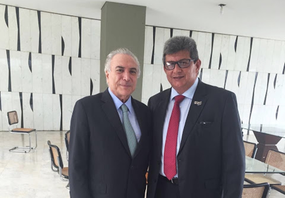 Michel Temer e Zé Filho