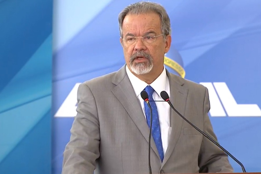 Raul Jungmann, em cerimônia de posse