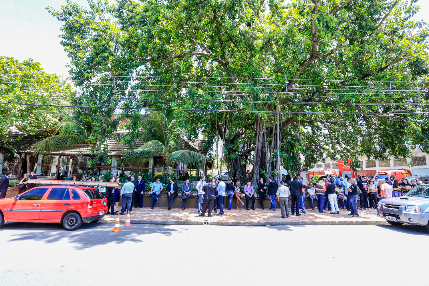 Manifestação dos delegados no encontro de Governadores do Nordeste