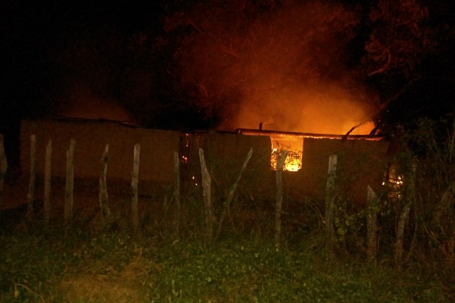 Incêndio na residência