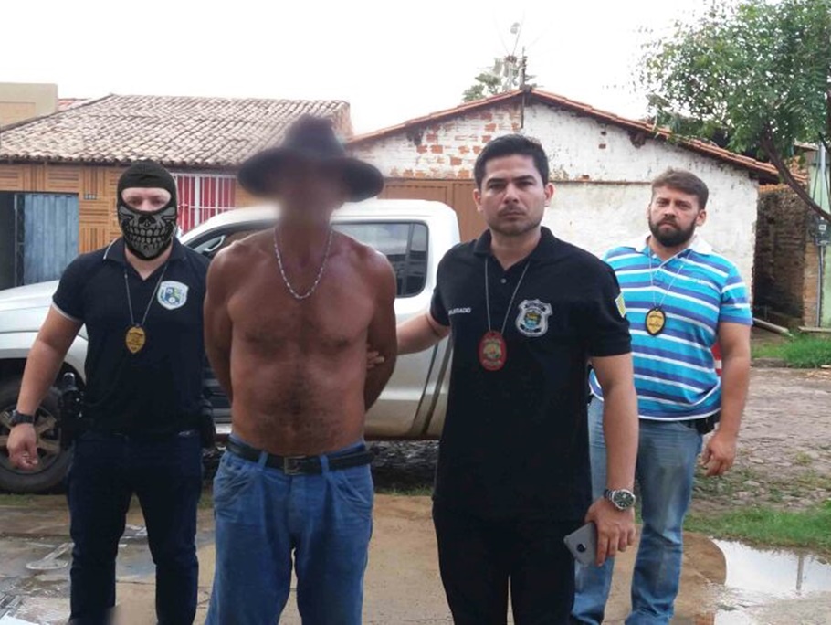 Homem preso pela Polícia Civil