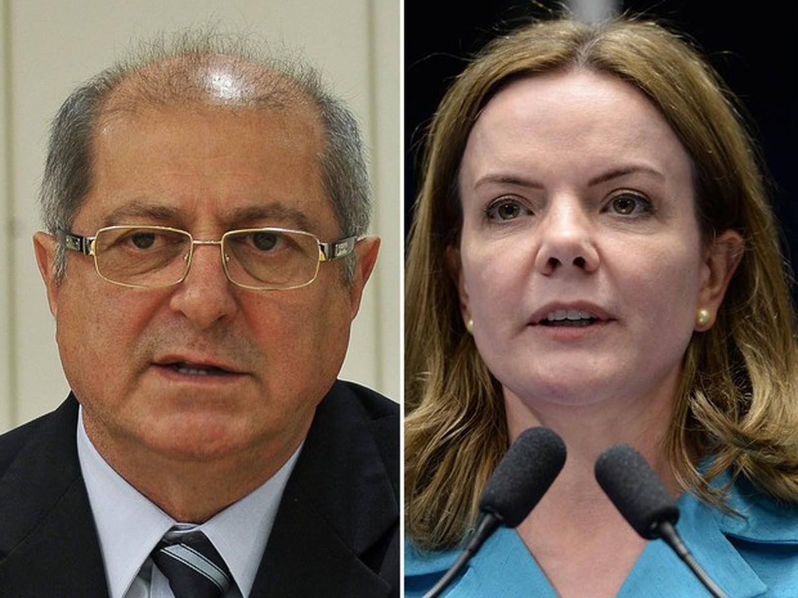 Paulo Roberto e Gleisi Hoffman