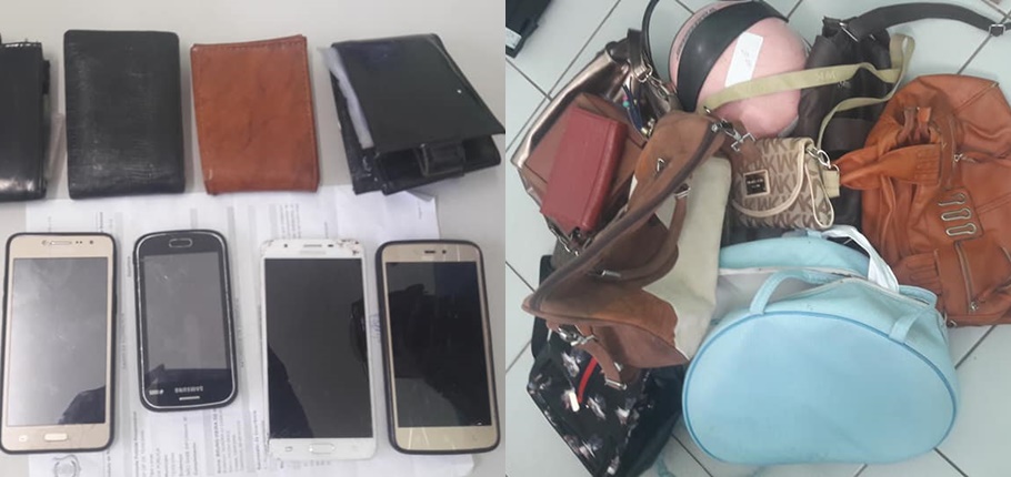 Objetos encontrados na casa de Francisco Wesley 