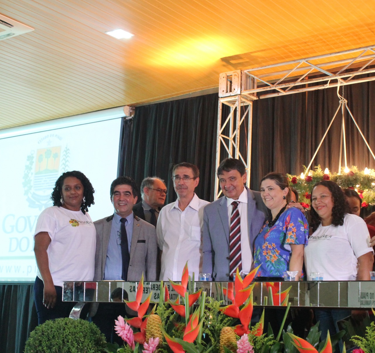 Toninho de Caridade com o governador Wellington Dias