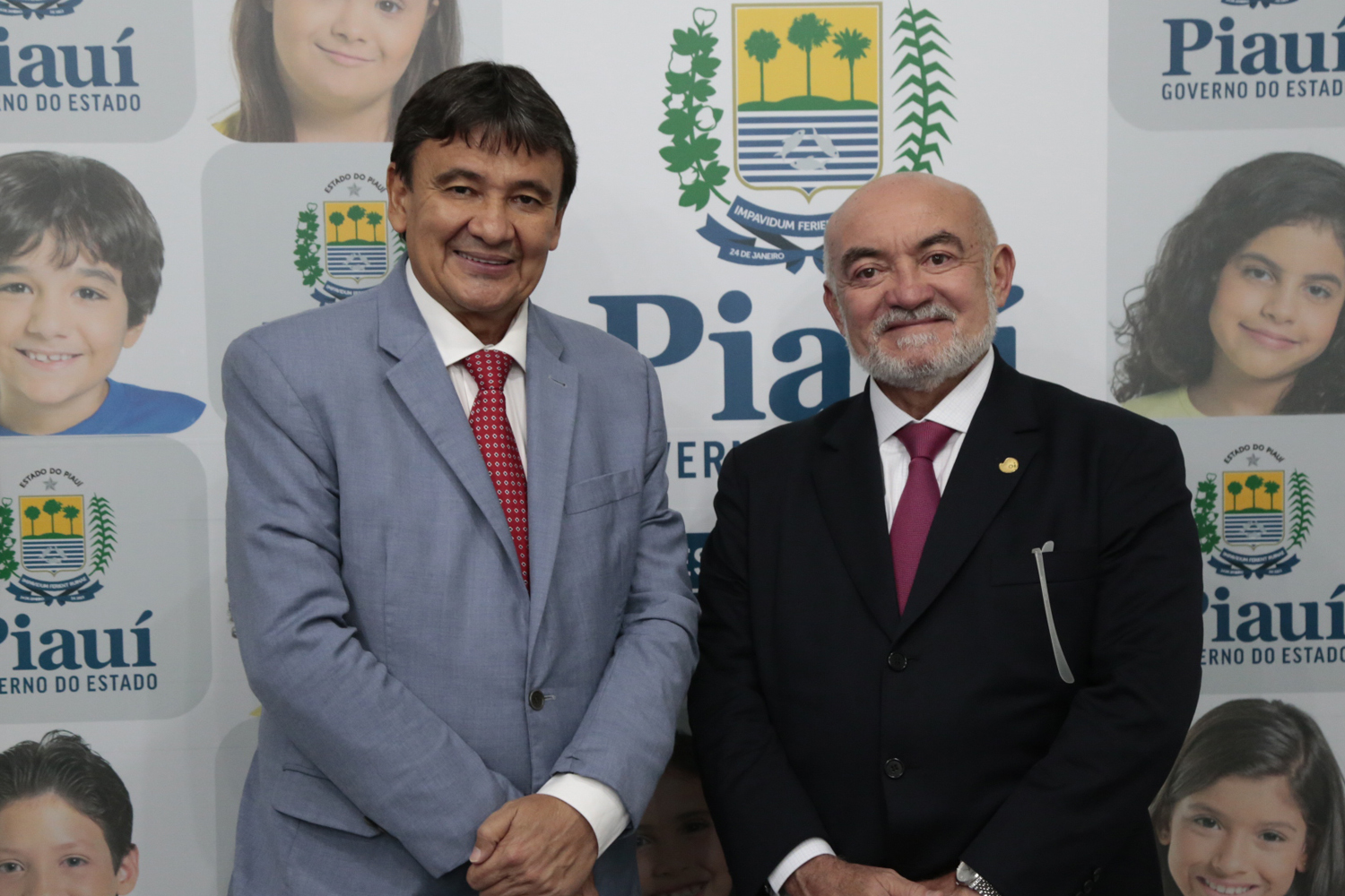 Wellington Dias e Eurico Teles