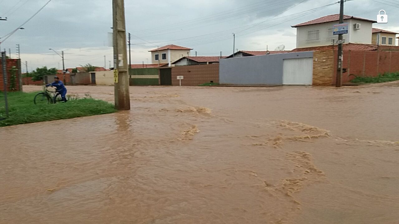 Ruas alagadas