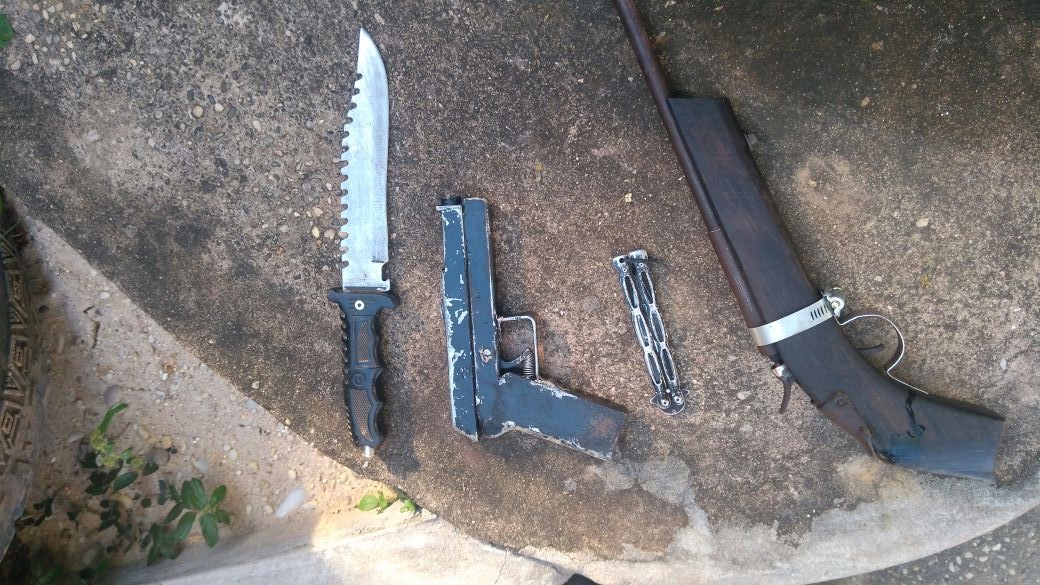 Armas apreendidas