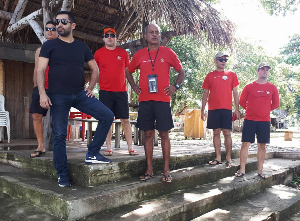 Equipe do Corpo de Bombeiros