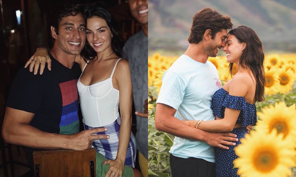 Isis Valverde e o namorado André Resende