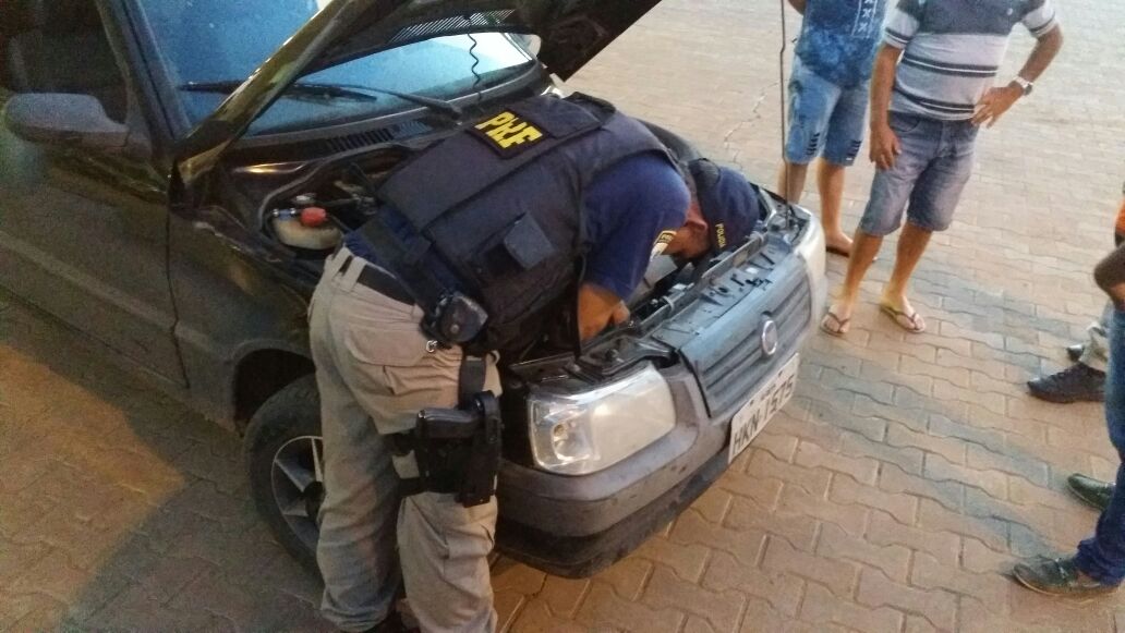 Veículo apreendido pela PRF-PI