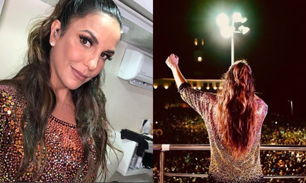 Ivete Sangalo volta aos palcos após dois meses afastada