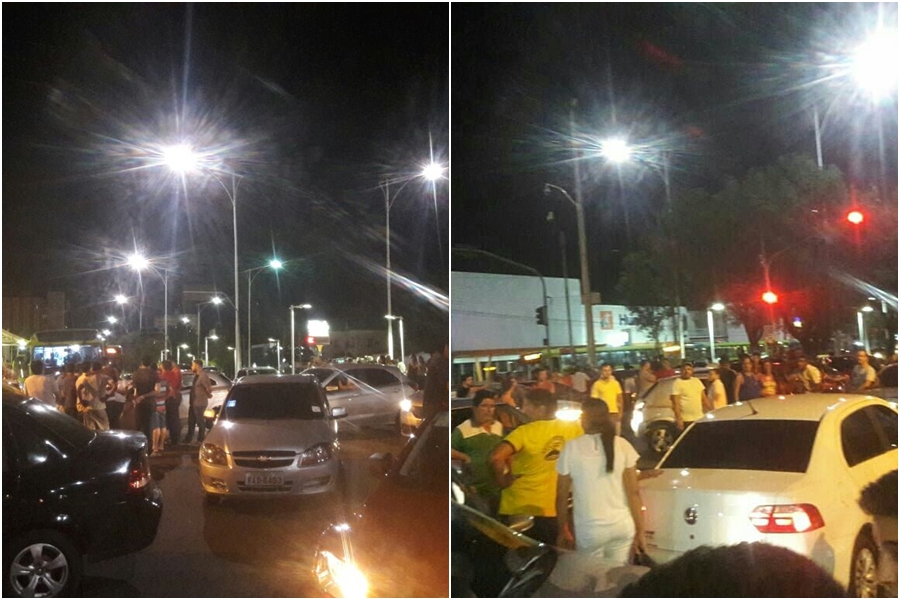 Manifestação do Uber realizada em Teresina