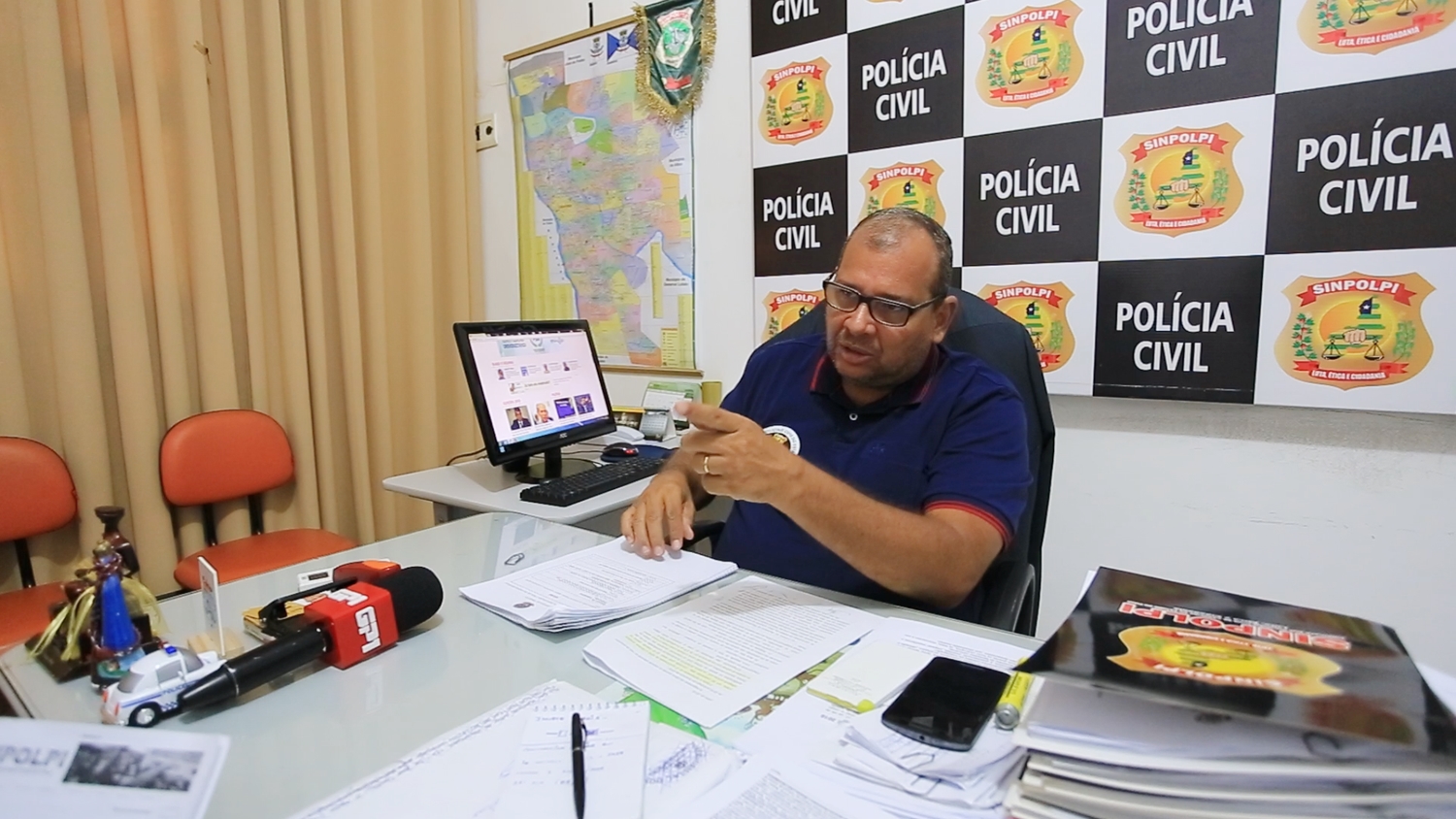 Constantino Júnior, presidente do Sinpolpi