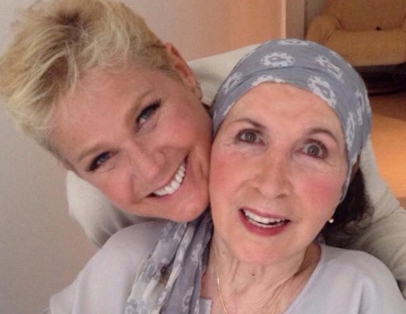 Xuxa e a mãe Alda