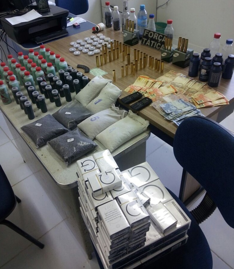 Material foi apreendido em São Miguel do Fidalgo 