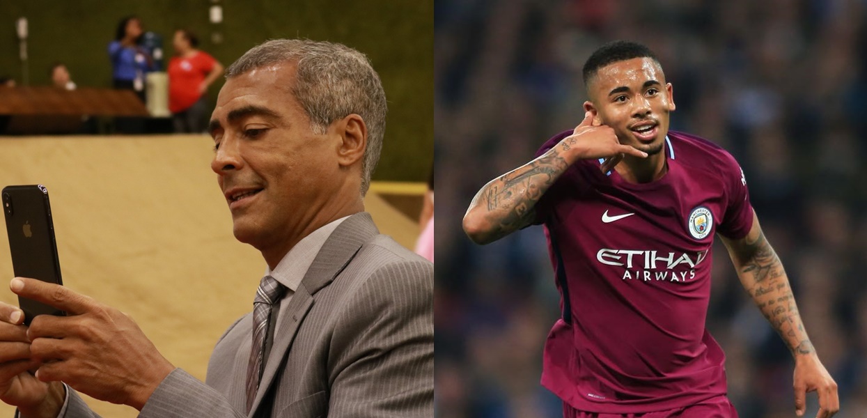 Romário e Gabriel Jesus