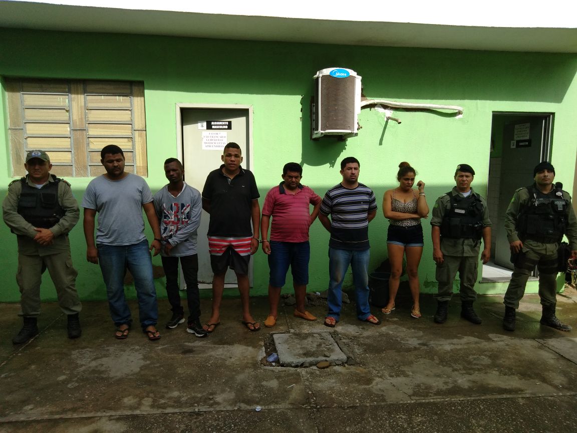 Suspeitos presos pela PM de Miguel Alves