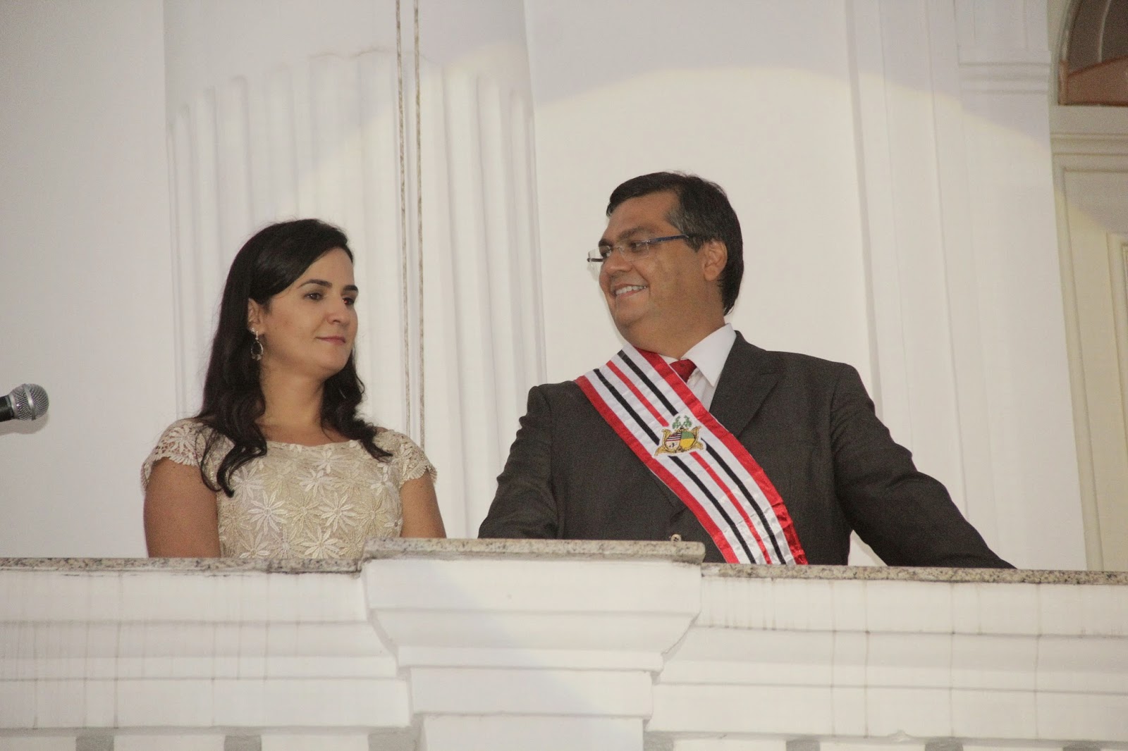 Flávio Dino e Daniele Lima
