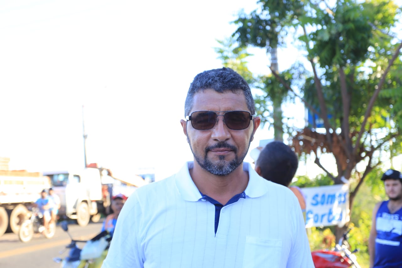 Edvan Ferreira, representante dos caminhoneiros