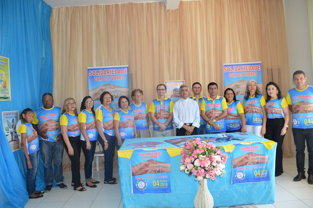 Equipe de organização da Caminhada.
