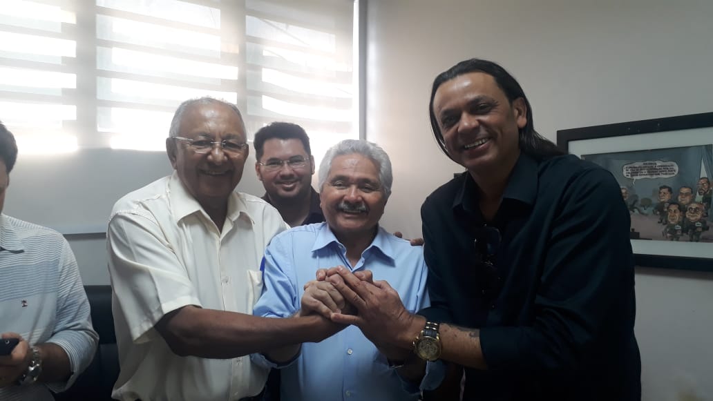 Dr. Pessoa, Elmano Férrer e Frank Aguar