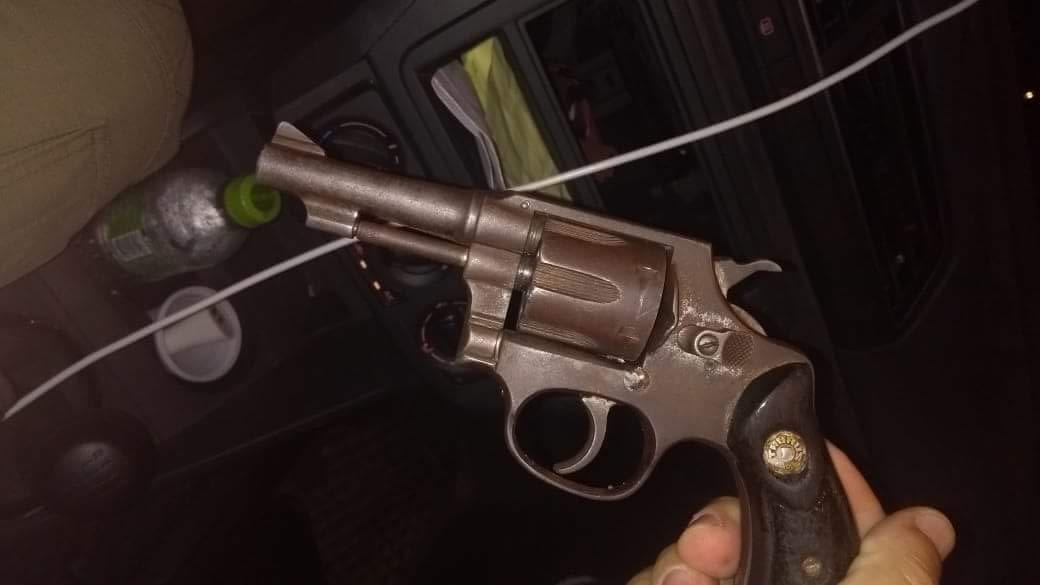 Arma apreendida pela PM