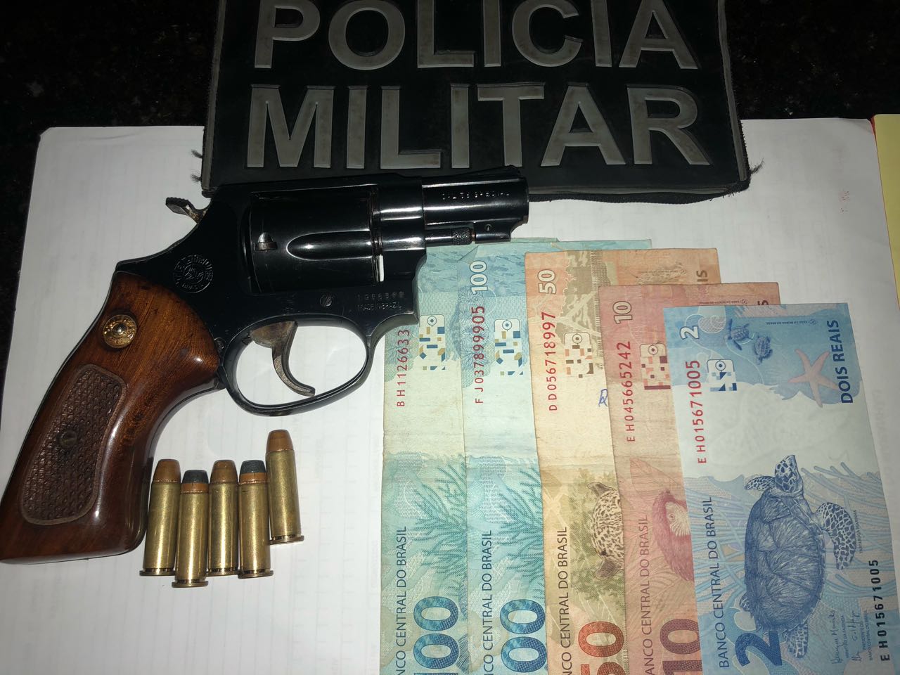 Arma de fogo apreendida em Timon