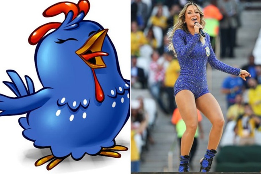 Galinha pintadinha e Claudia Leite 