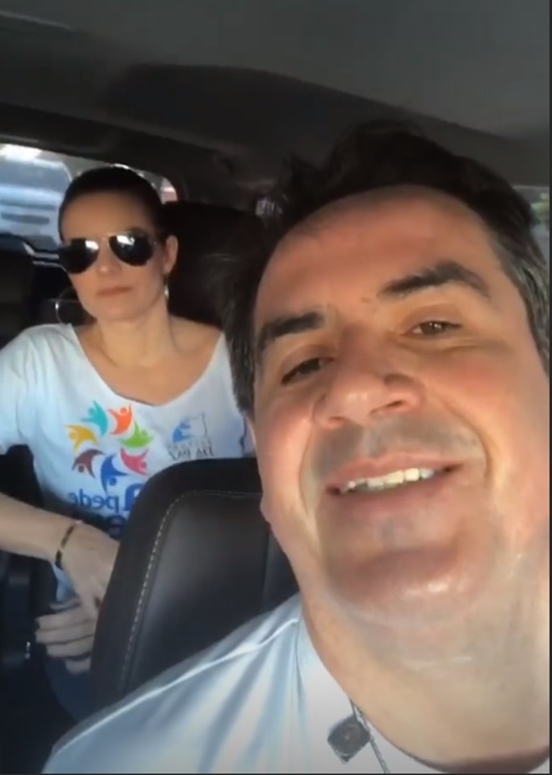 Ciro Nogueira e Iracema Portella participam da Caminhada da Paz