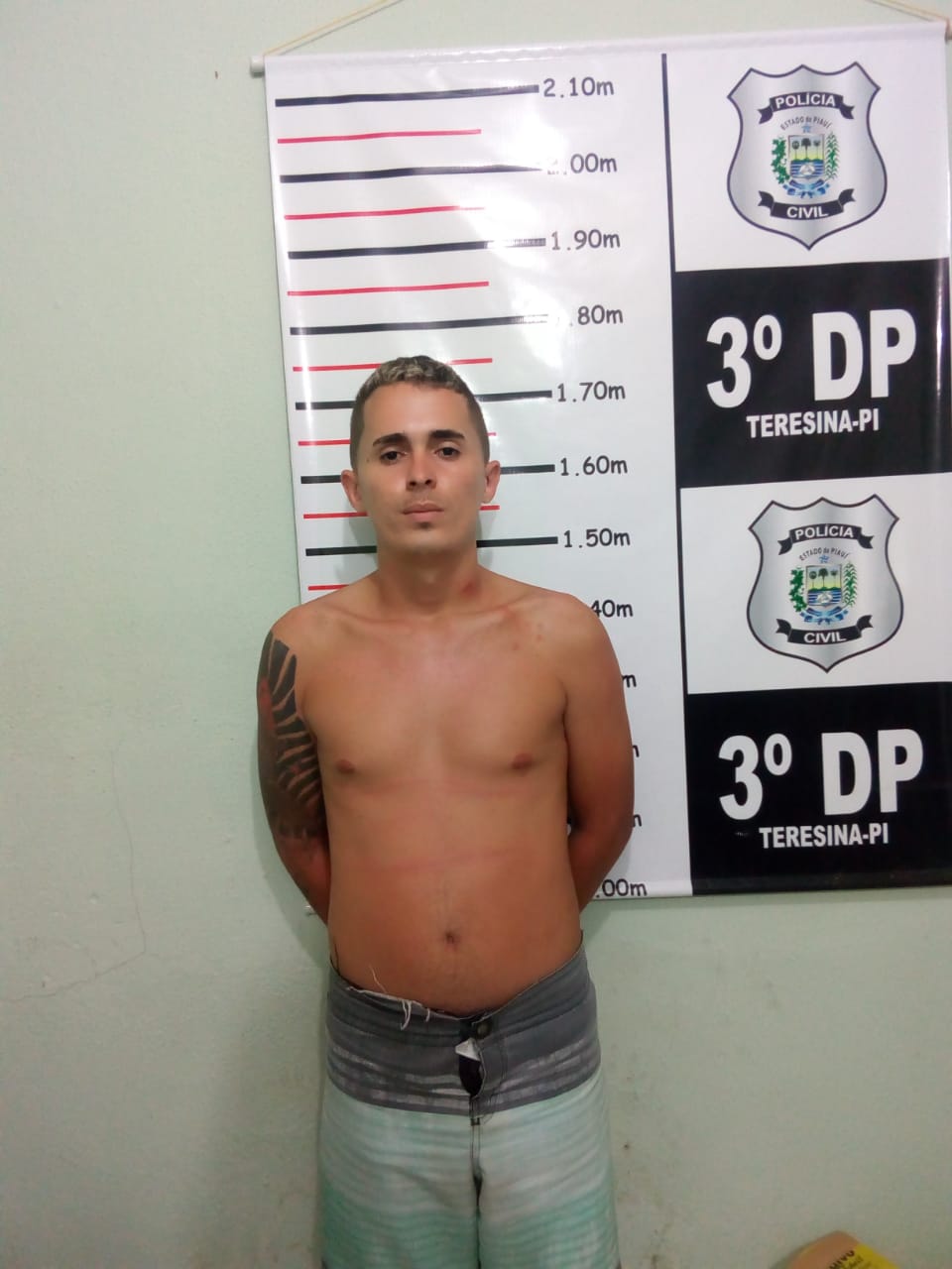 Foragido da penitenciária Major César, Abimael Vasconcelos de Oliveira.
