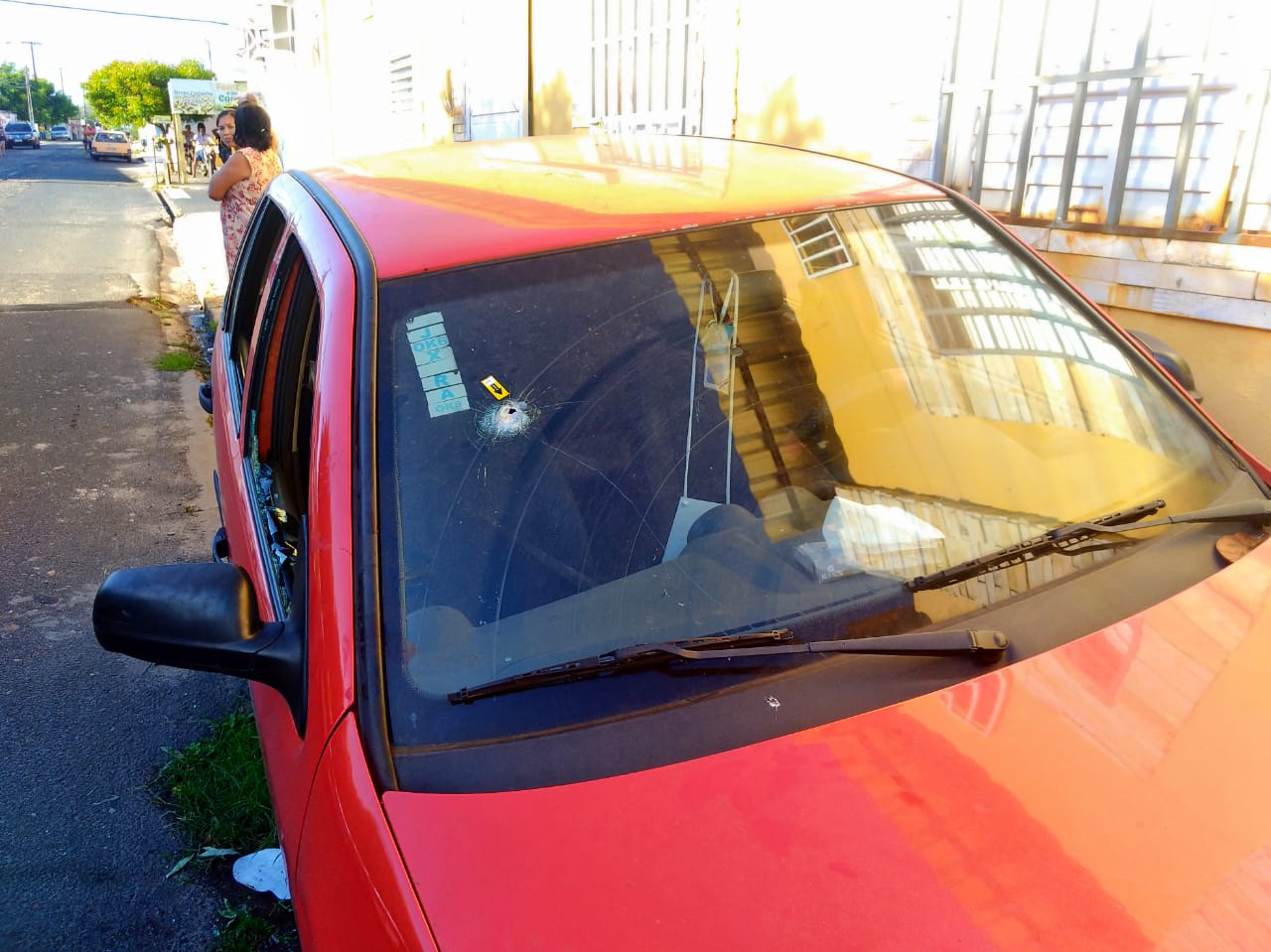 Carro onde a vítima foi morta 