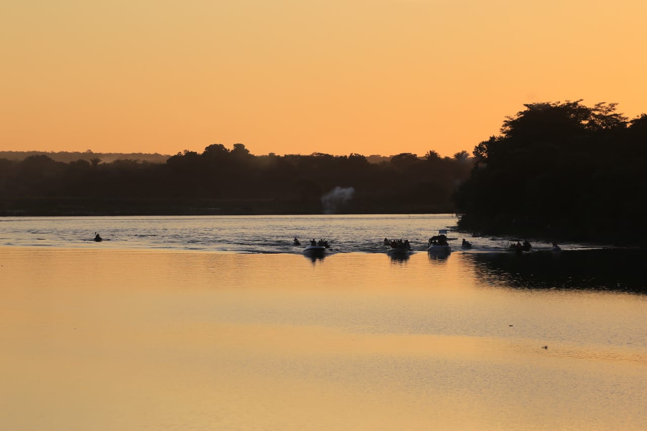 Canoas no rio Poti