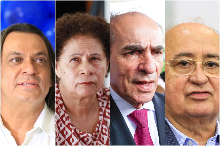 Frank Aguiar, Regina Sousa, Marcelo Castro e Júlio César