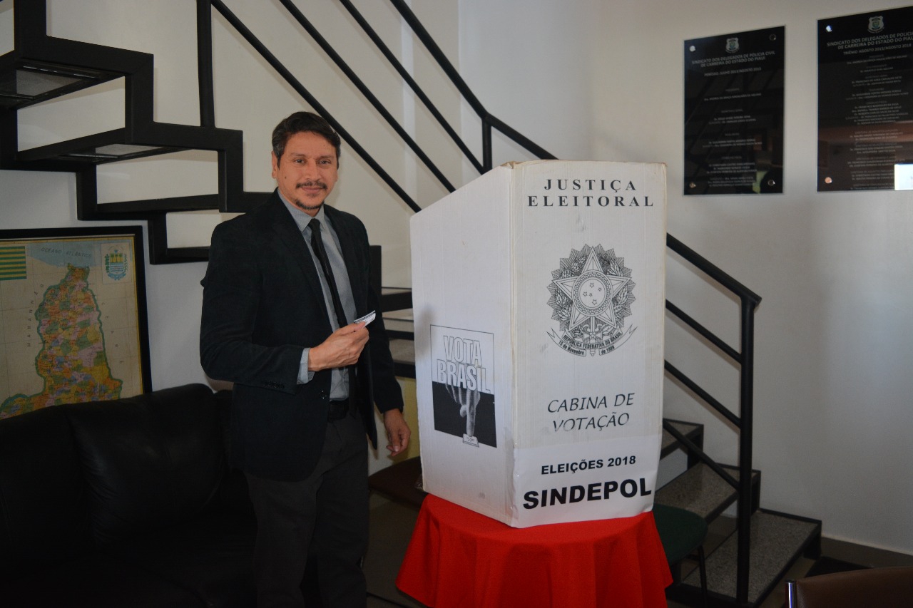 Delegado Higgo Martins é eleito presidente do Sindepol