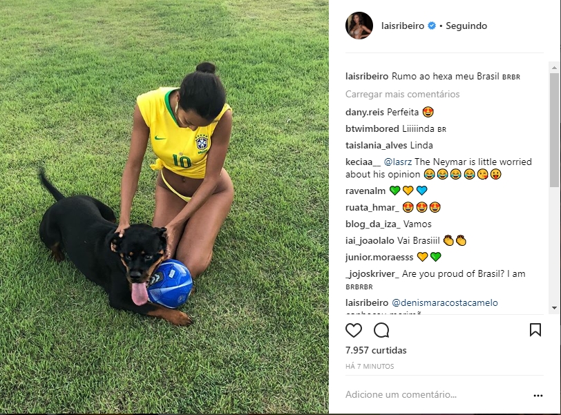 Lais Ribeiro está confiante pelo hexa