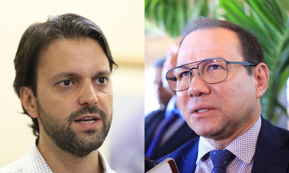 Ministro Alexandre Baldy e presidente da Caixa, Nelson Antônio de Sousa