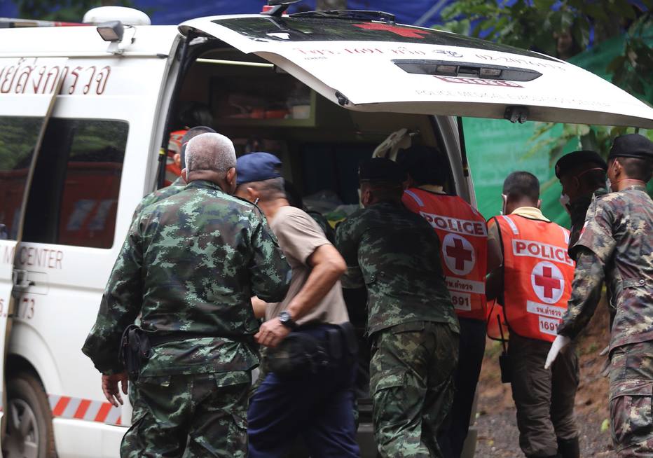 Operação de resgate de crianças na Tailândia