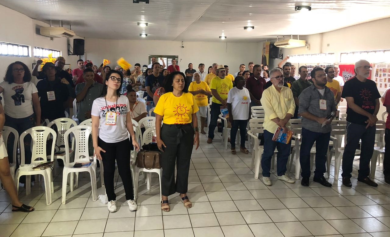 O evento aconteceu no Sindicato dos Trabalhadores dos Correios