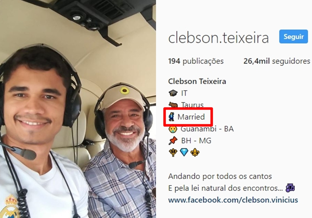 Lulu Santos assume relacionamento com piloto