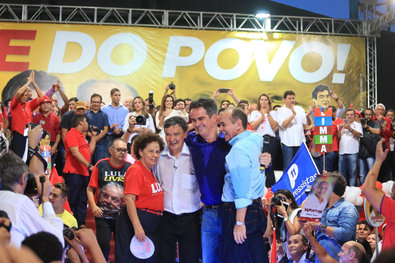 Marcelo Castro, Wellington Dias, Regina Sousa e Ciro Nogueira 