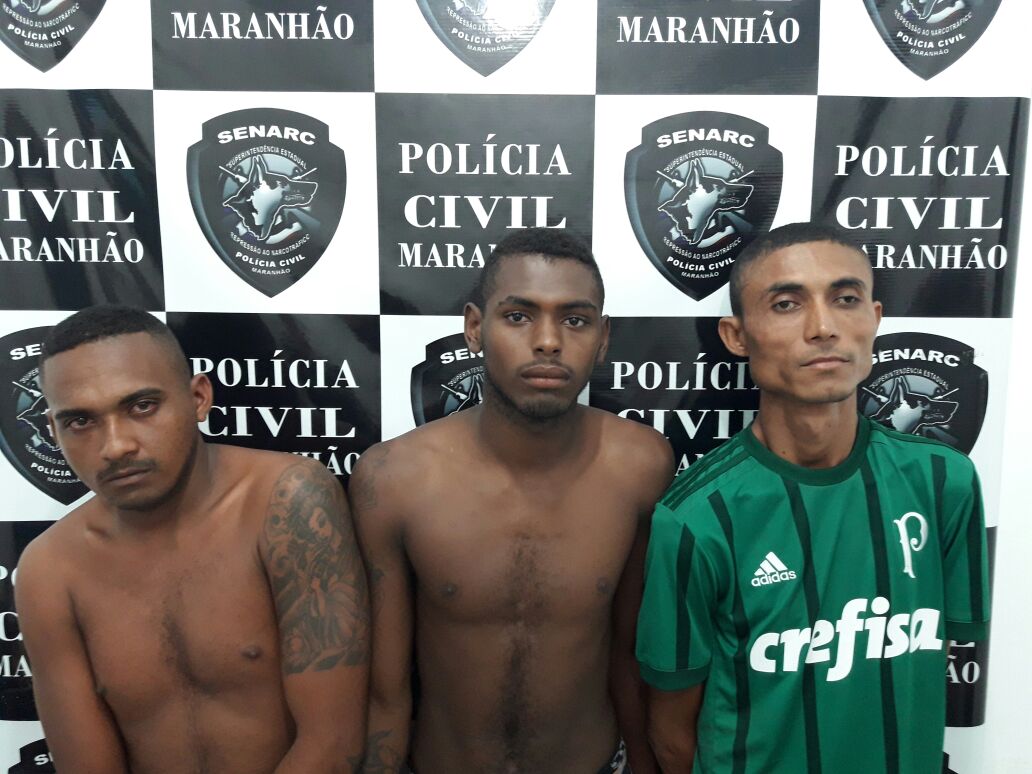 Homens presos pelo SENARC
