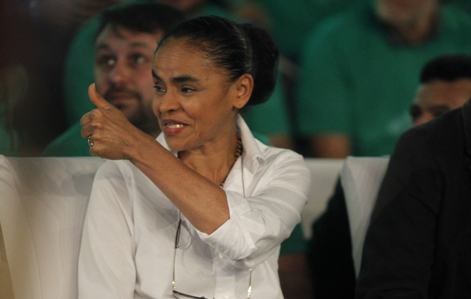 Marina Silva em convenção