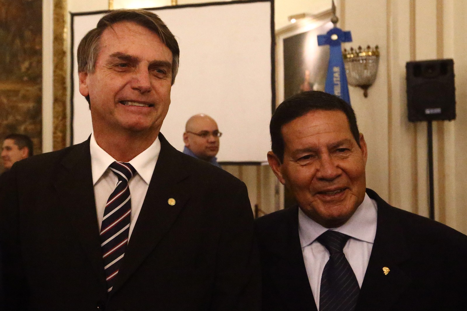 Bolsonaro e Hamilton Mourão