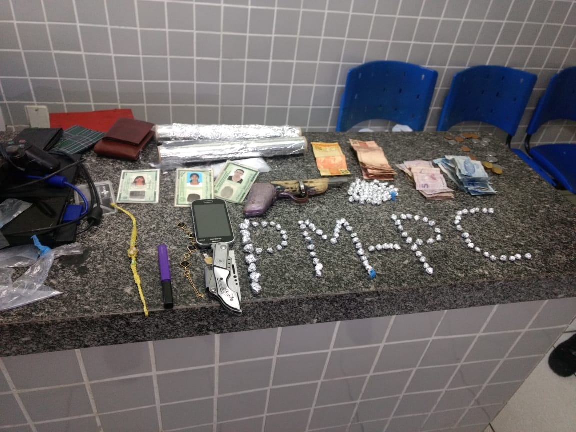 Material apreendido durante a operação