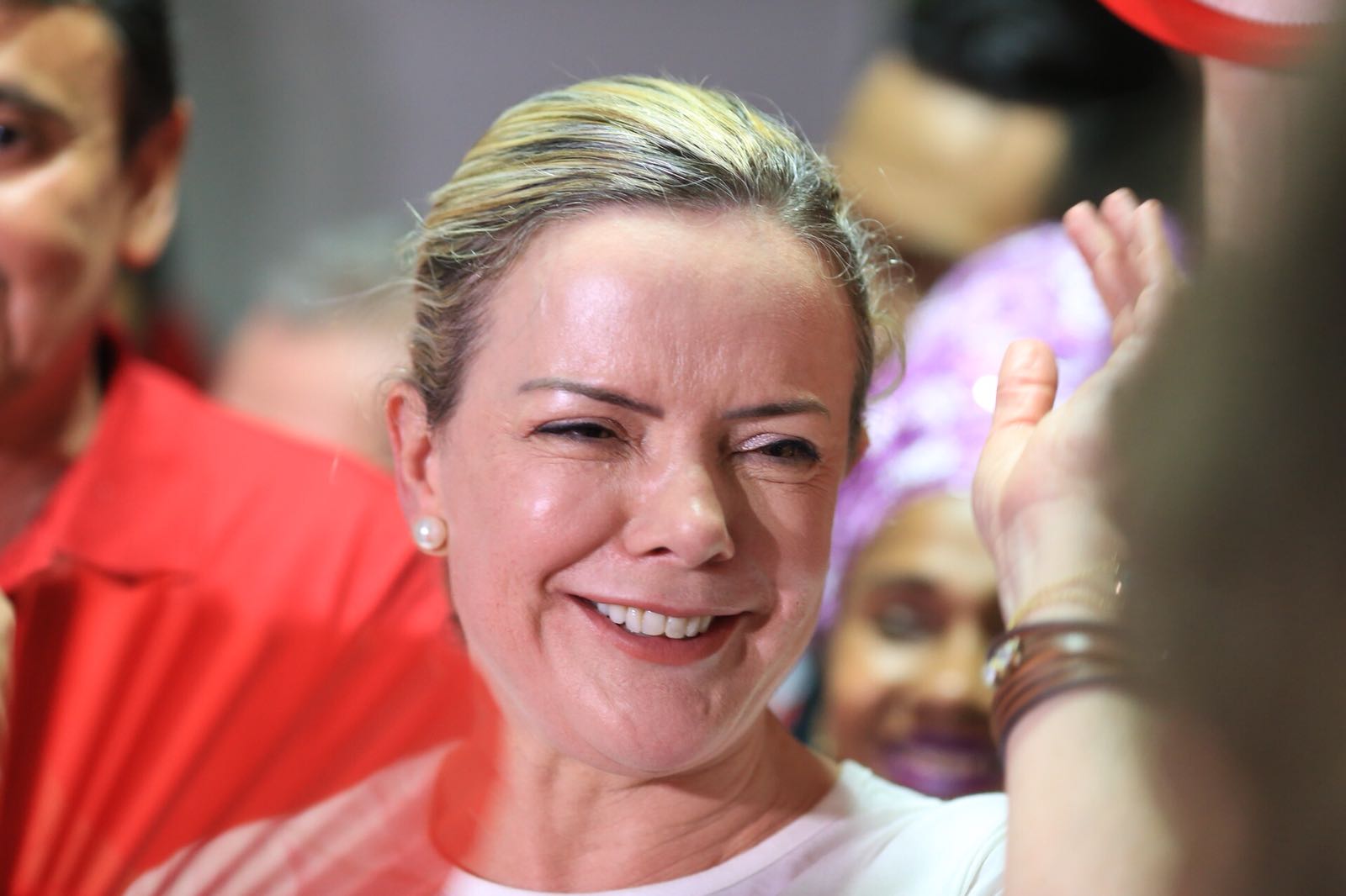 Gleisi Hoffmann, presidente nacional do PT