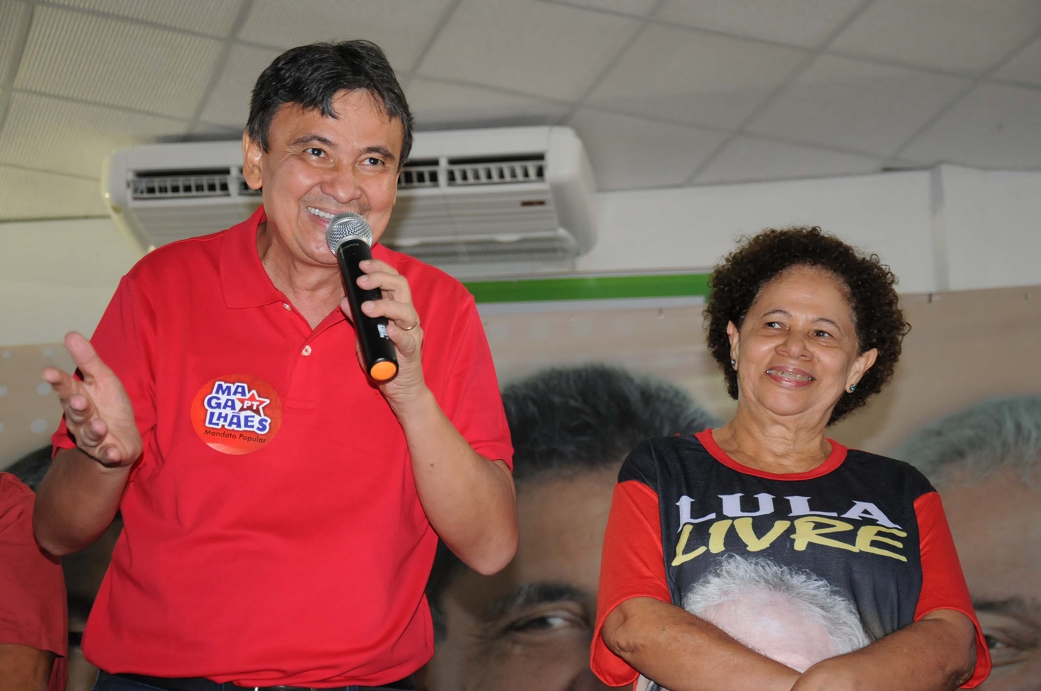 Wellington Dias e Regina Sousa