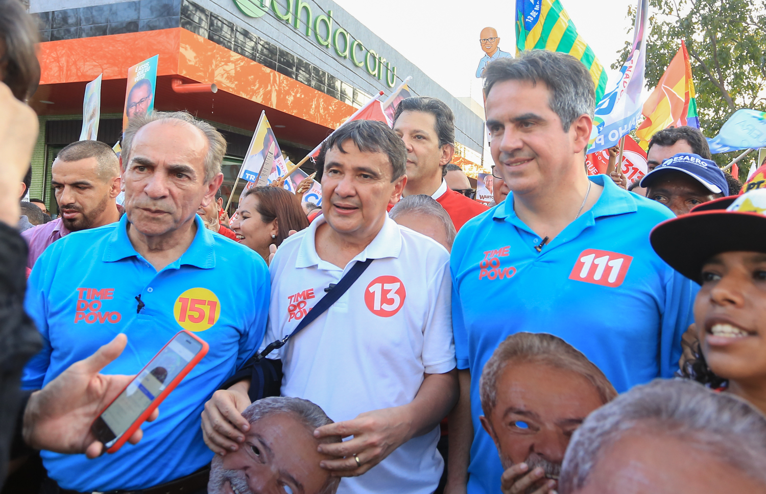 Wellington Dias e os candidatos ao Senado 
